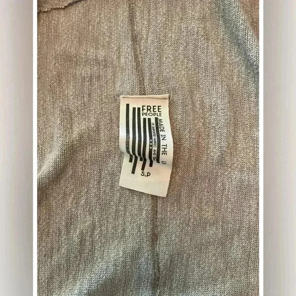 Free People We the Free Duster Cardigan Sweater Size Small - Picture 7 of 8